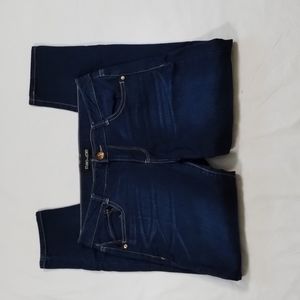 Mac and Me Jeggings Jeans Stretch Skinny Mid-Rise Dark Wash Size 4